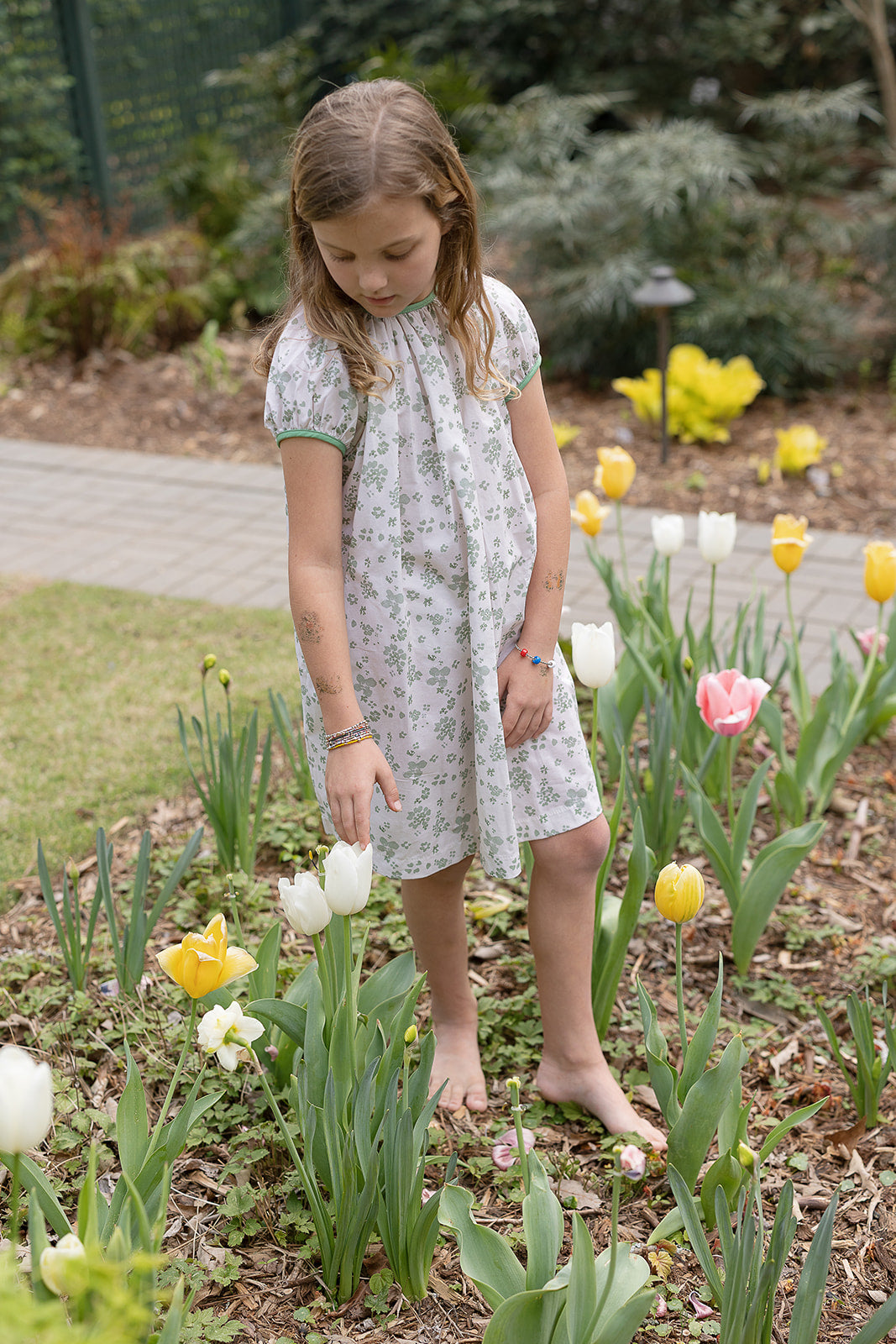 Ella Dress in Flutter Flower