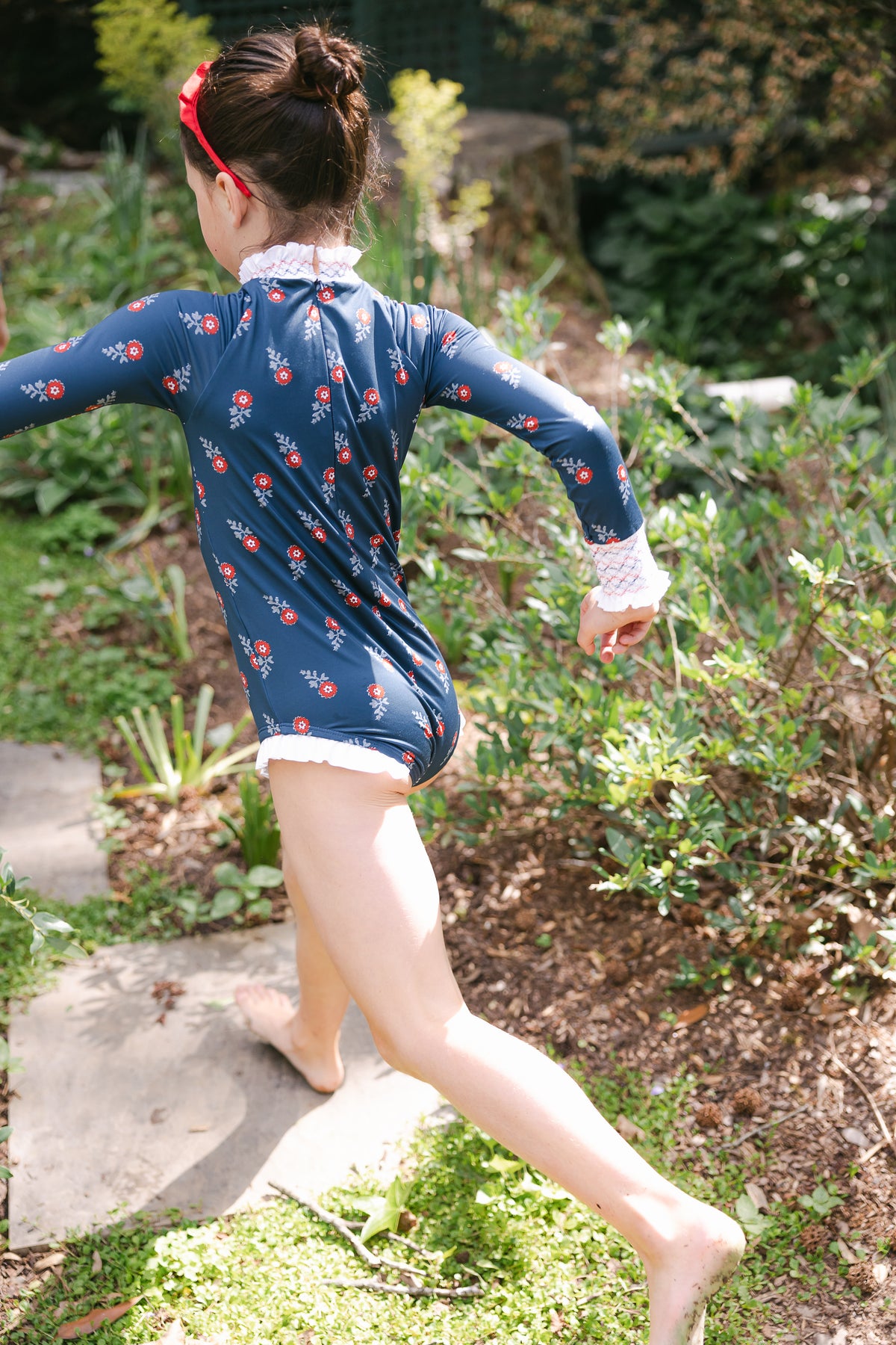 Austen Smock Suit in Aster Flower