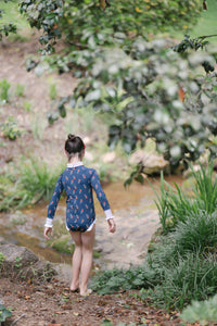 Austen Smock Suit in Aster Flower