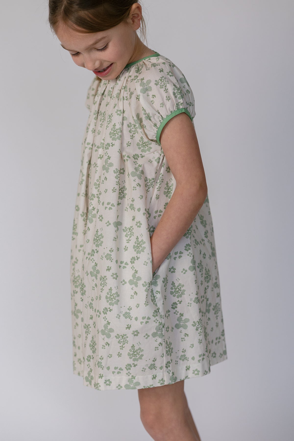 Ella Dress in Flutter Flower