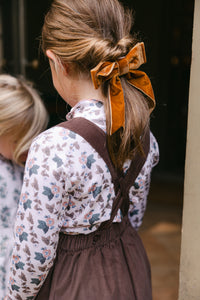 Evelyn Turtleneck in Woodland Floral in Cream