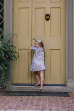 Molly Anne Dress in Woodland Floral in Cream