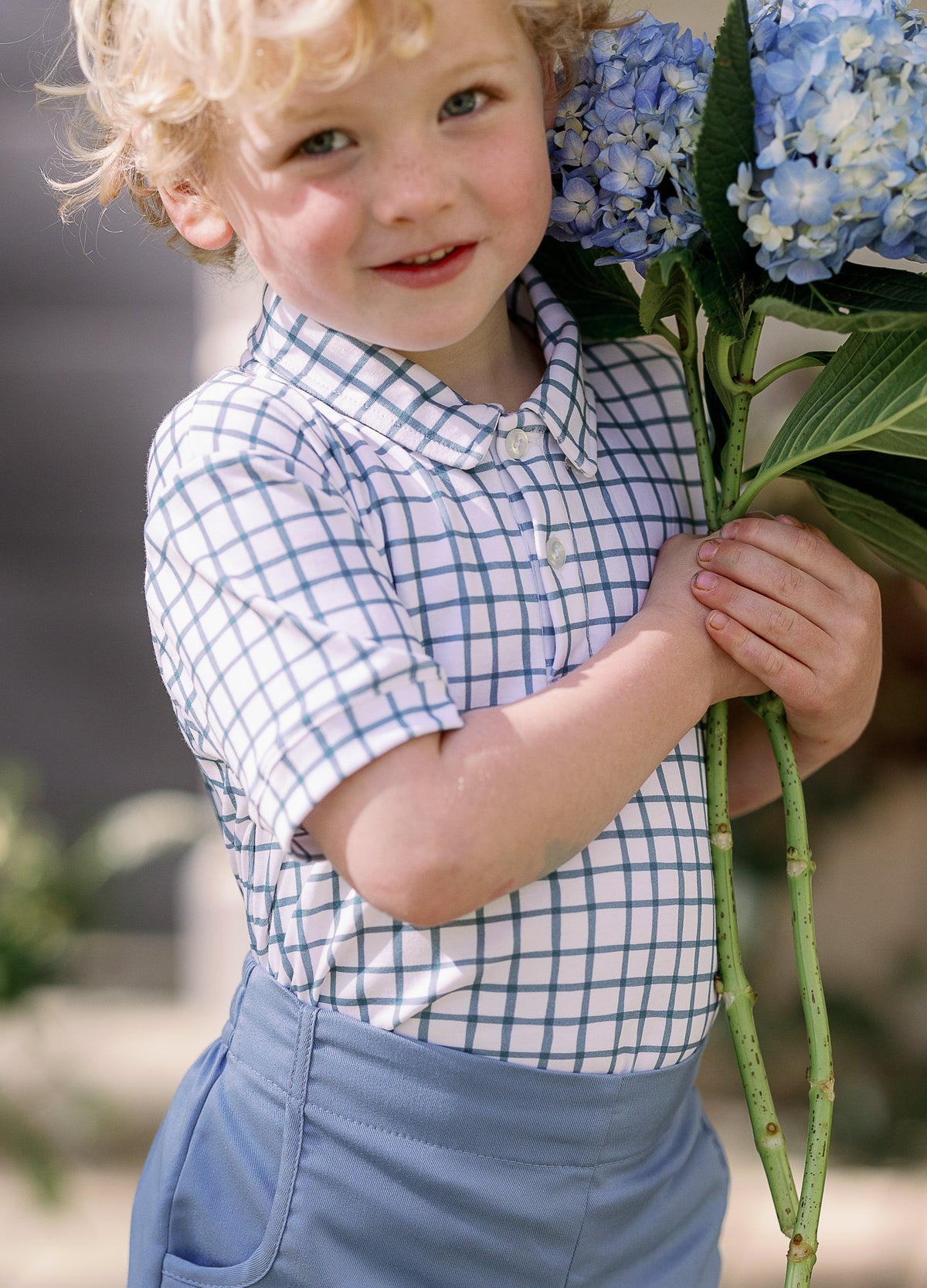 Banks Polo in Thacker Plaid