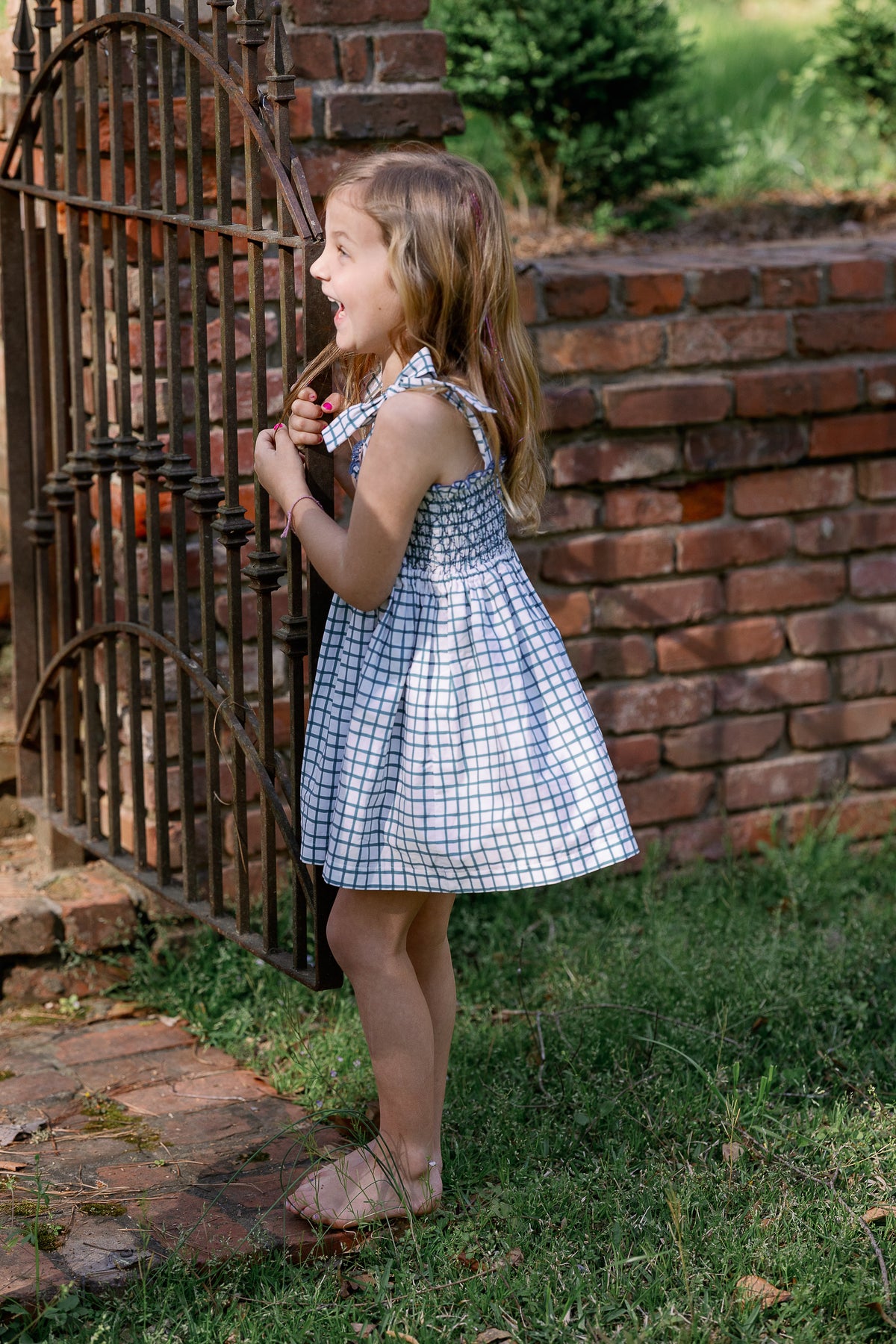 Teatime Dress in Thacker Plaid