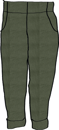 Green Cord Trouser