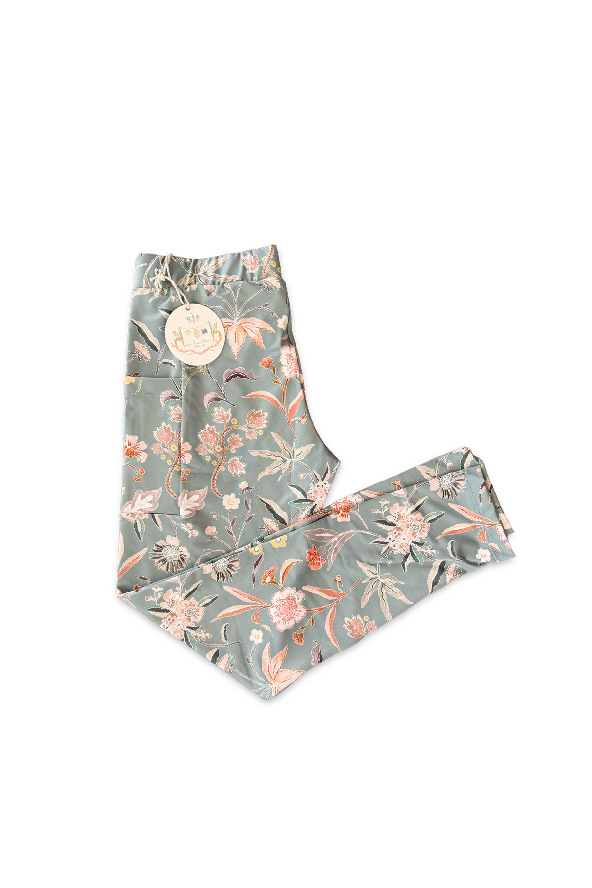 Womens Leggings Field Botanical Green