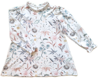 Yorkshire Dress in Field Botanical White