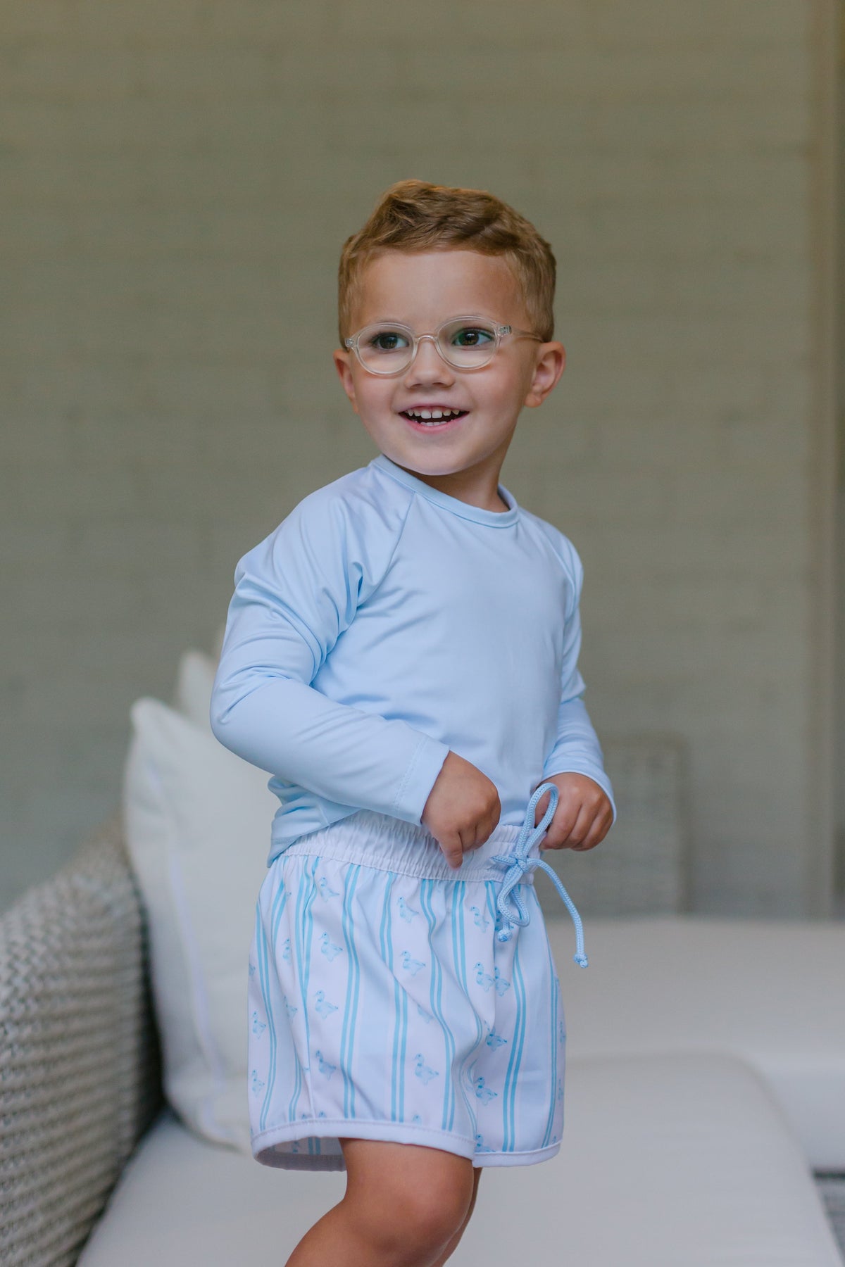 Collins Sun Shirt in Pale Blue