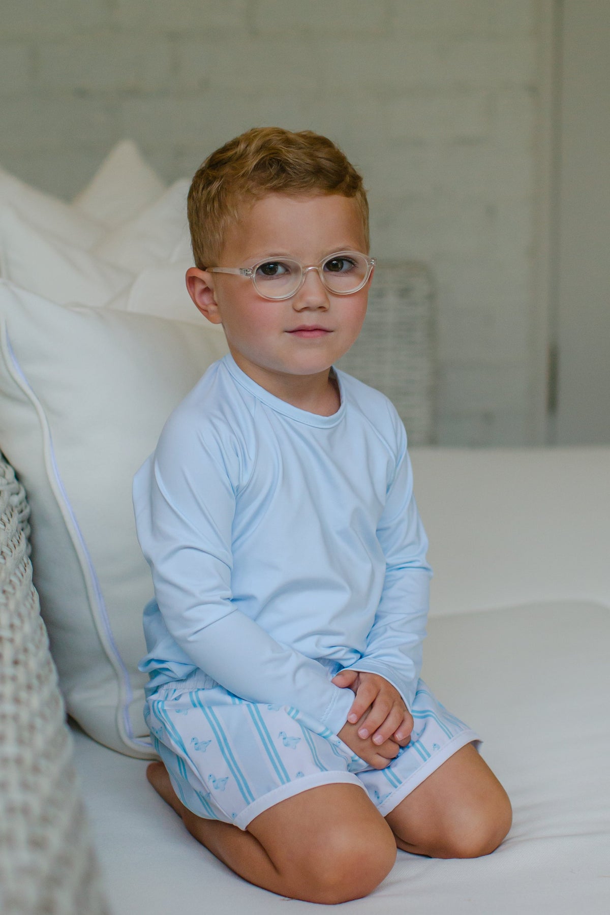 Collins Sun Shirt in Pale Blue