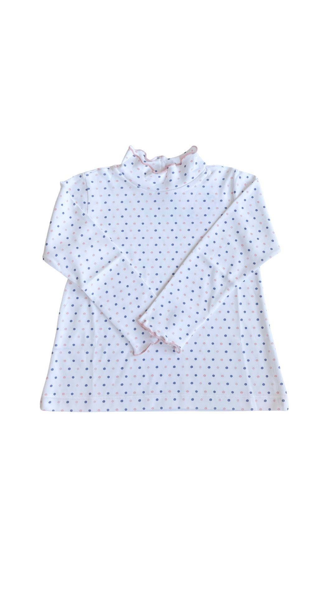Evelyn Turtleneck in Winter Dots