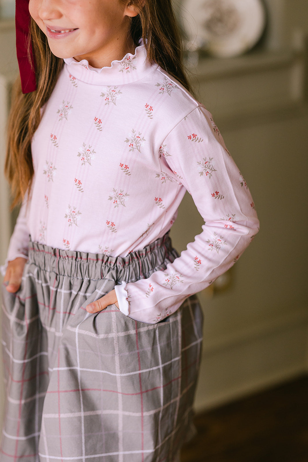 Evelyn Turtleneck in Antionette Stripe