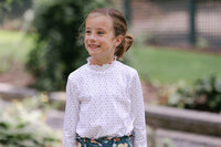 Evelyn Turtleneck in Winter Dots